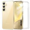 Silicone Case for Samsung Galaxy S25 Plus (Galaxy S25+) with 2 Tempered Glass Transparent Protection
