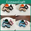 Fashionable Plastic And Resin Dog Hair Claw Clip In Chic Macaron Shades