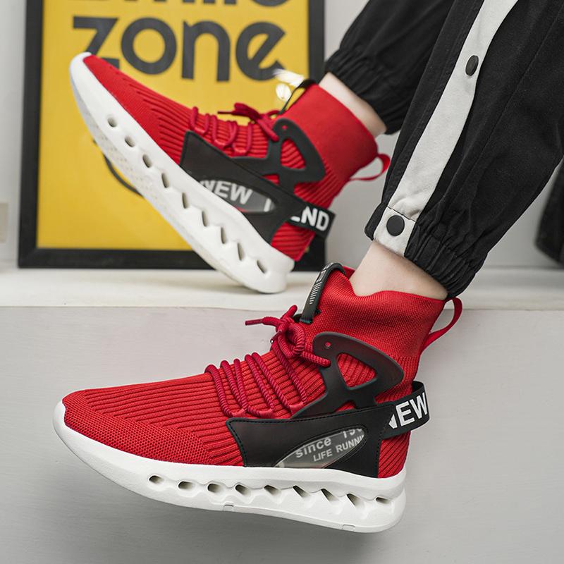 Męskie Skarpety Buty Wiosenne Wysokie Wygodne Codzienne Buty Mężczyźni Kobiety Para Buty Sportowe Lekkie Bieganie Tenis Poduszka Powietrzna Plus