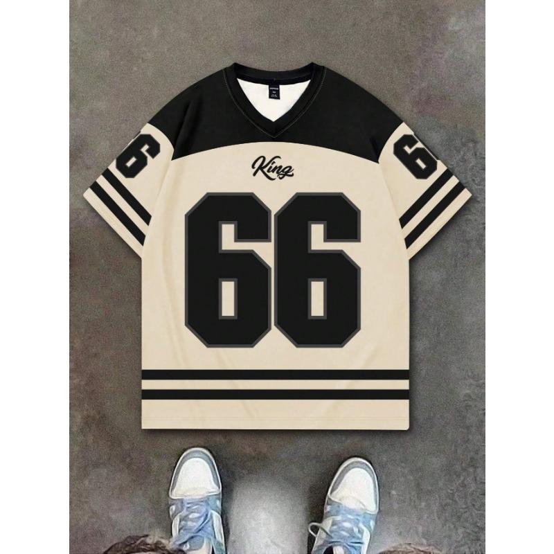 

2025 Футболка с V-образным вырезом, короткий рукав, ретро-спортивный стиль, мужская спортивная футболка с V-образным вырезом, быстросохнущая, удобная, дышащая 3XL