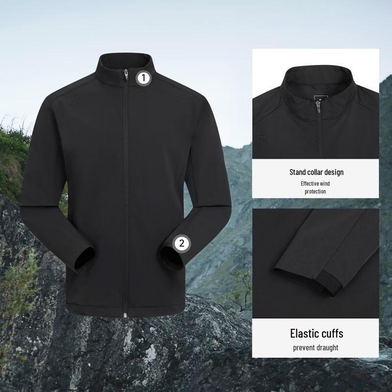 Toread Men s Stand-Collar Quick-Dry Hiking Jacket XXL