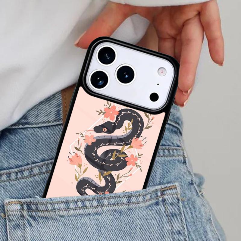 Hand Snake Phone Case for iPhone 16e 15 14 13 12 17 Pro Max Plus Air 17pro Cover Coque