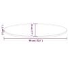 VidaXL Table Top 90x45x2.5 Cm Solid Pine Wood Oval 824325