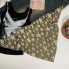 Wasteland-Inspired Y2K Lucky Star Bandana: Spicy Girl Subculture Silk Scarf for Women, Street Hip-Hop Style