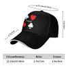 Pure Color Dad Hats Poker Suite Classic Unisexs Hat Sun Visor Baseball Caps Poker Peaked Cap