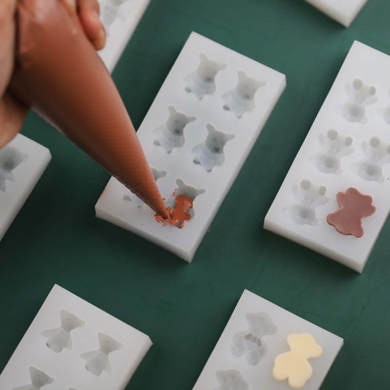 Bear Silicone Mold Fondant Molds For Cookie Decorating Bear Candle Molds For Candle Making Cake Decorating Molds