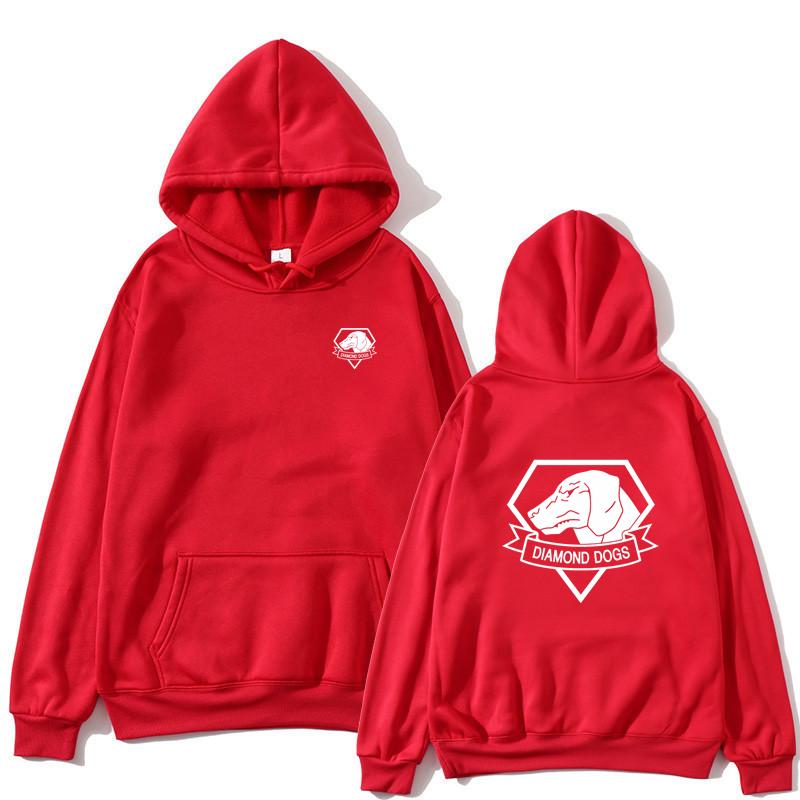 Metal Gear Solid V 5 Diamond Dogs Printed Pattern Hoodie Sportswear Autumn/Winter Men's/Women's Casual Street Harajuku Y2K