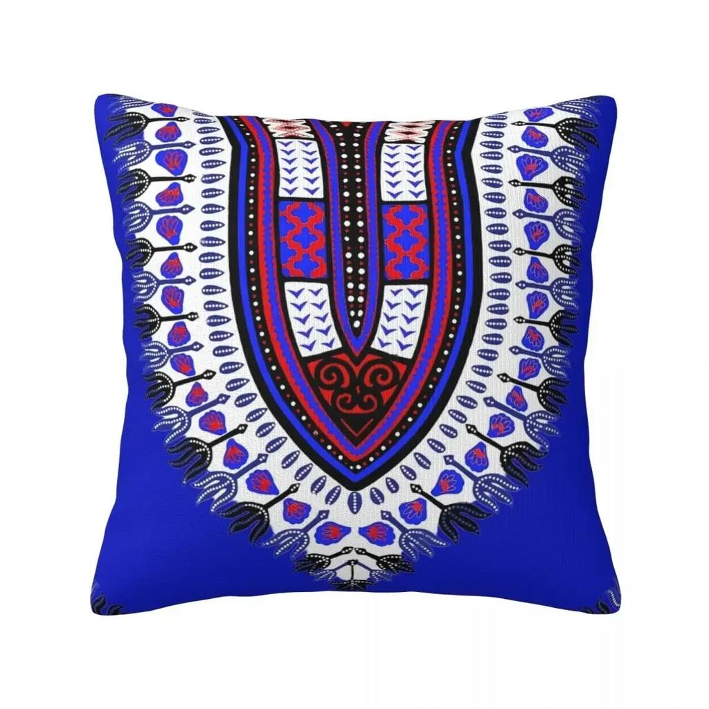 Spring Square Vintage Print Bed Zipper Cover Pillowcase