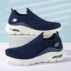 Big-name sports shoes middle-aged and elderly comfortable soft-soled walking shoes fly-woven breathable men's shoes one-pedal cover lazy shoes