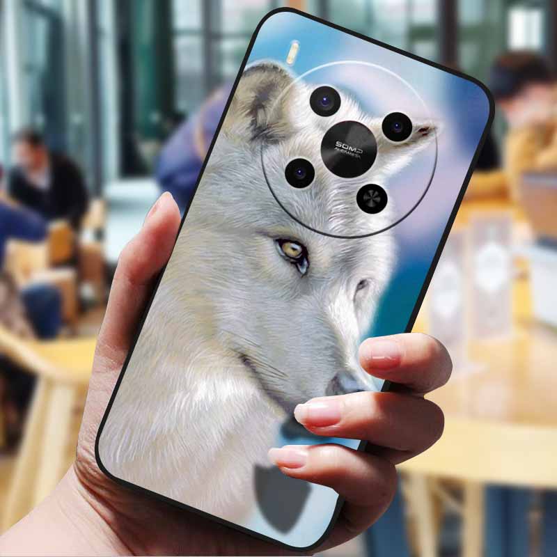 For ZTE Blade V70 Max Case NubiaV 70 Max Wolf Lion Cartoon Silicone TPU Phone Cover For Nubia V70 Max Soft Protective Funda Para