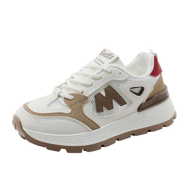 Kt2630 Новые белые туфли женские летние дышащие сетчатые туфли с приподнятым дном женские — фото 6