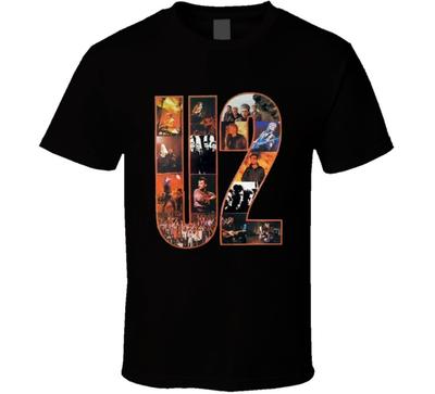 U2 Music Rock Concert Irish Band Retro T Shirt Tee Shir Mens Womens