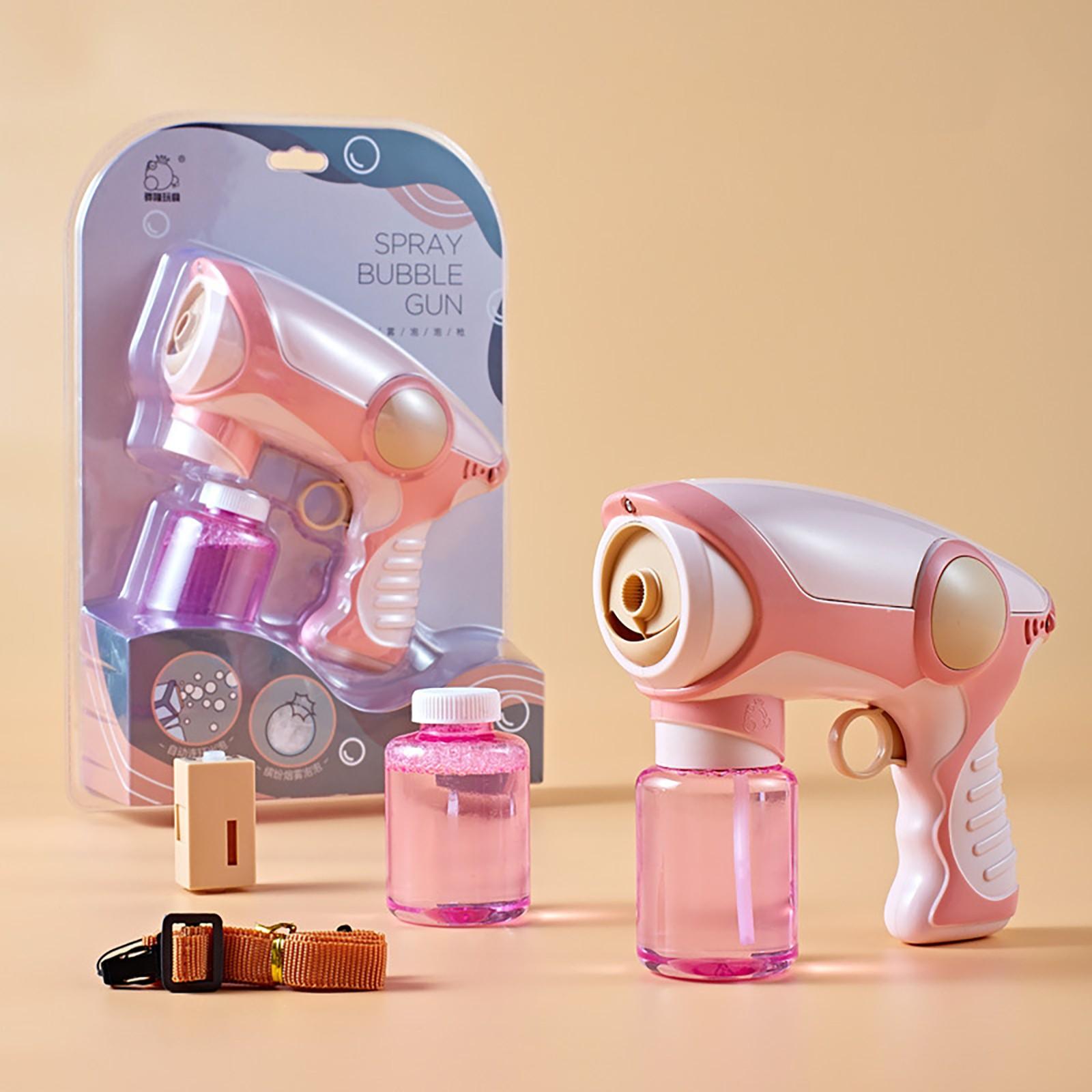 

(H0826)Машина для мыльных пузырей для детей Детские игрушки для мыльных пузырей Машина для мыльных пузырей 10 мл розовый