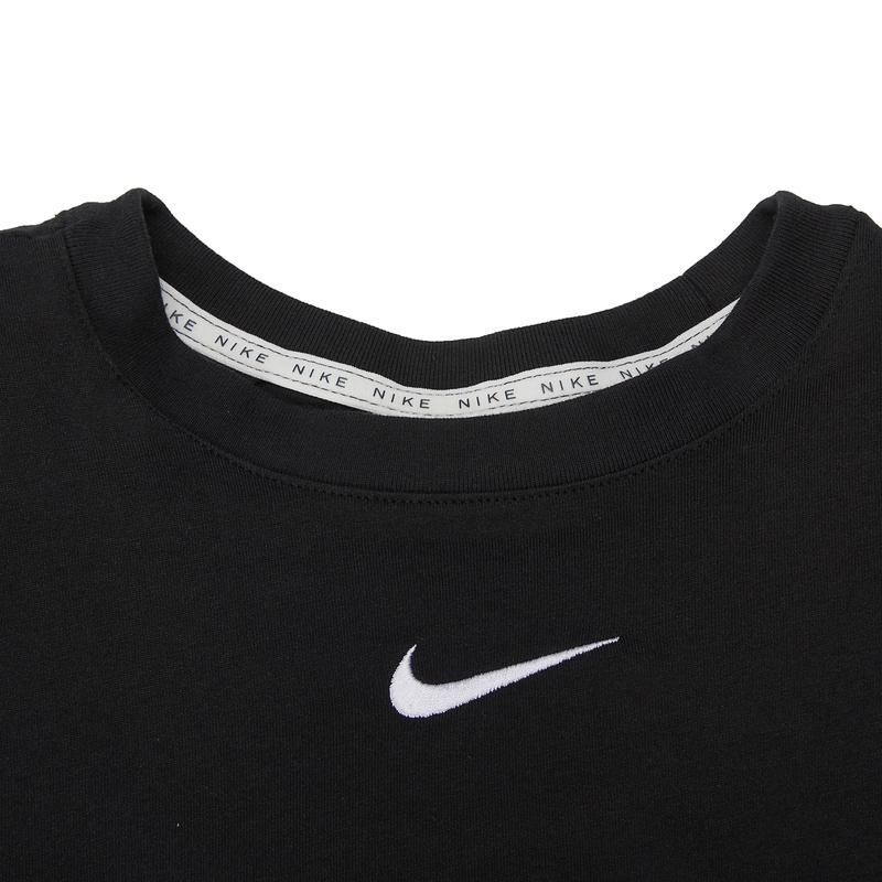 Nike Nsw Icon Clash Cap Sleeve T-Shirt With Embroidery And Breathable Design Women Tops Black DJ7159-010