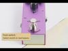 Compact Electric Guitar Effects Pedal: 10 Effects Including EQ, Distortion, Overdrive, Fuzz, Chorus, Simulation & Delay.