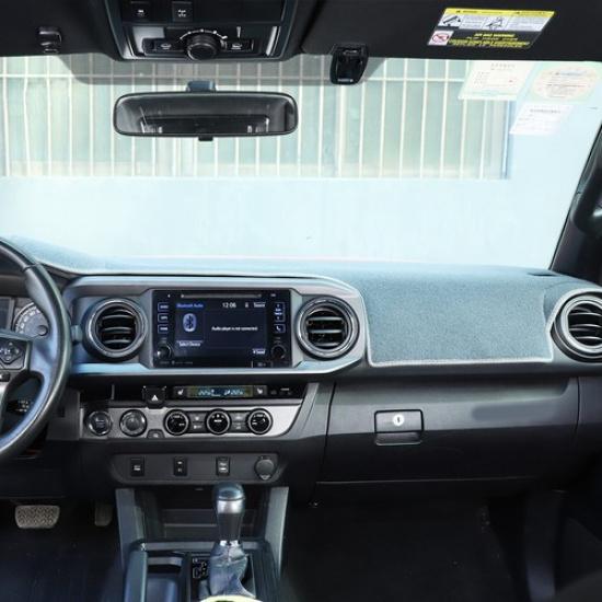 Grey Dash Cover Mat Dashmat Carpet For Toyota Tacoma 2016-