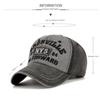 Adjustable Women Baseball Cap Sunscreen Men's Sports Cap Summer Letter Washed Denim Cap  Unisex