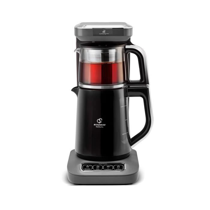 Théière Bouilloire Cafetière - Karaca - Caysever Robotea Pro - 2500W - Automatique - Space Grey