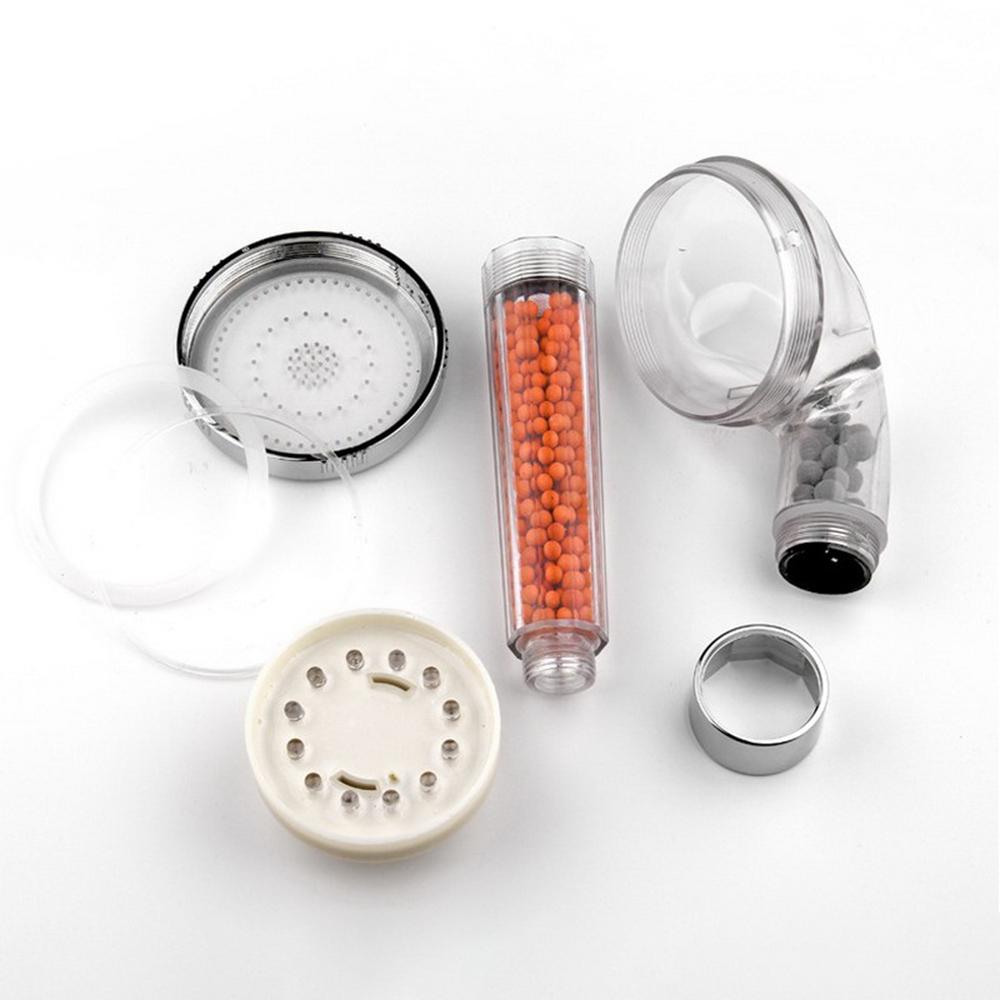 Głowica prysznicowa LED Anion Shower SPA z funkcją oszczędzania wody pod ciśnieniem i regulacją temperatury Kolorowa ręczna duża deszczownica