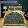Muslim Pattern Bedding Uilt Set Uilt Cover Pillowcase Home Decoration Birthday Gift (1 * Duvet Cover + 2 * Pillowcase  Without Core)130