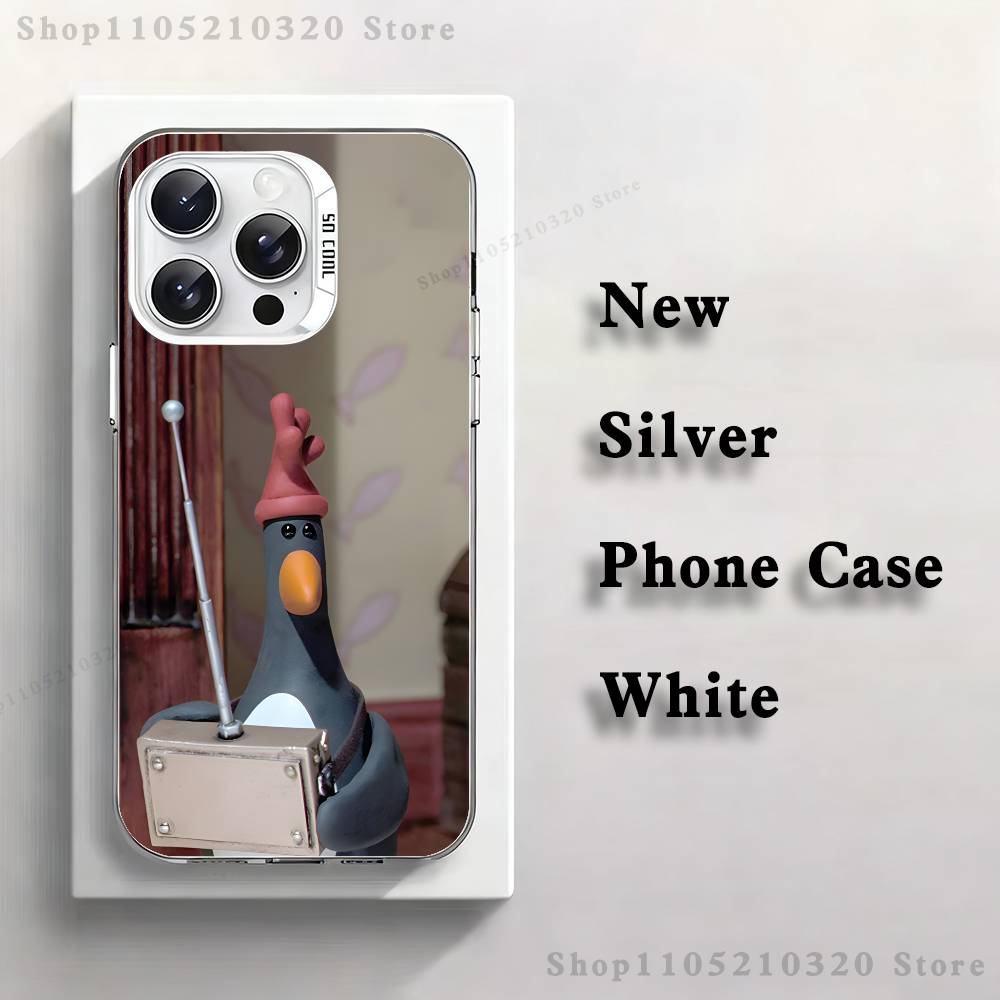 F-Feathers McGraw Phone Case For iPhone 17,16,15,14,13,12,11,Pro,Max,Plus,Mini,XS,SE Anti Fall White Matte Hard Bumper