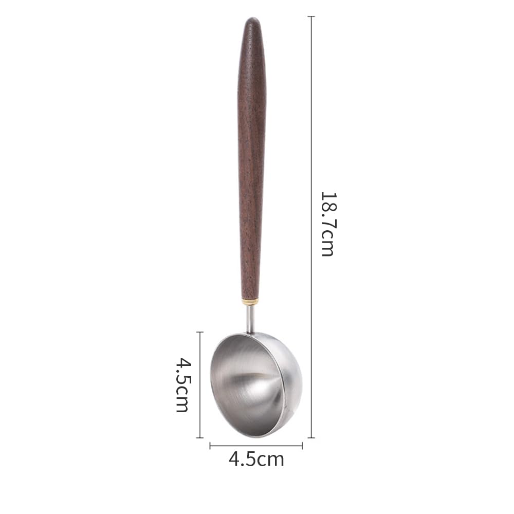 304 Stainless Steel Measuring Spoon, Long Handle, Coffee Measuring Spoon, Seasoning Spoon, Soup Spoon, Kitchen Baking Supplies, Suitable for