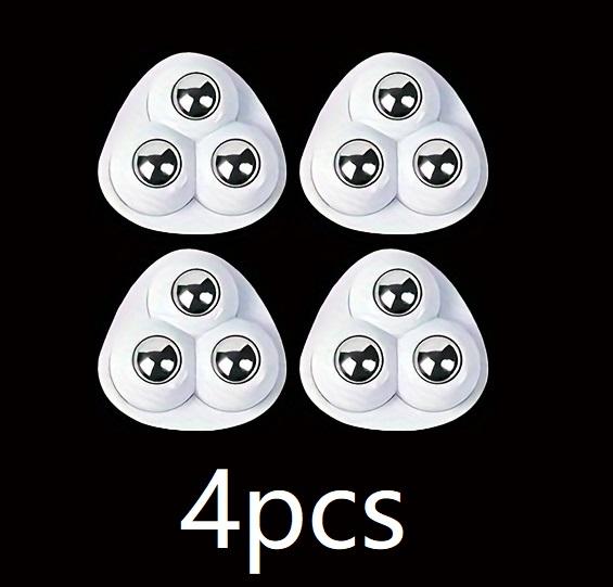 

Paste Universal Wheel No Noise Self Adhesive Universal Pulley Rotating Wheels for Trash Can Bottom Kitchen Small Appliances