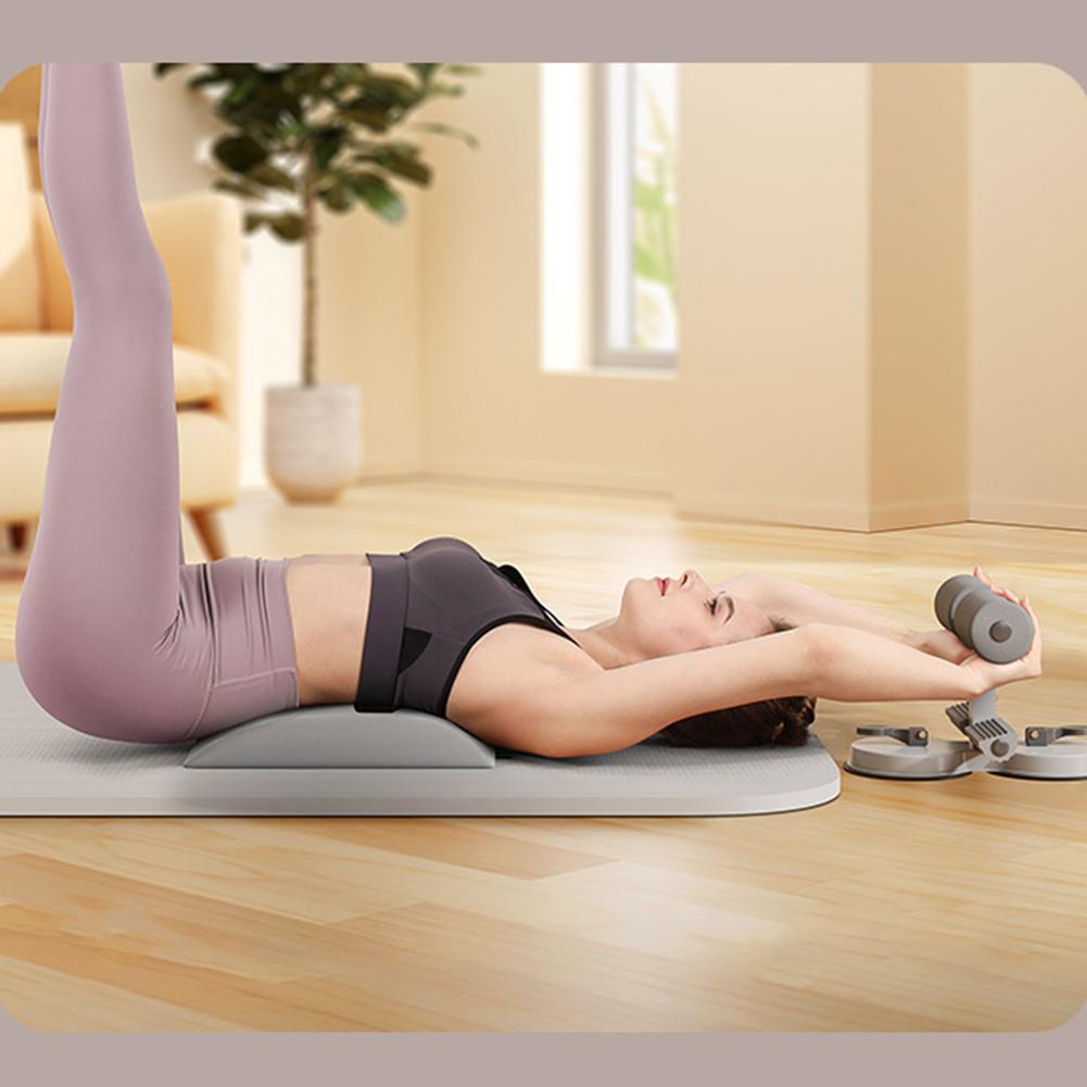 Sit-Up Exercise Bar with 2 Suction Cups Floor Sit Up Aid 3 Gear Height Sit Up Assistant Device Abs Machine for Arms Stomach L Practical Use