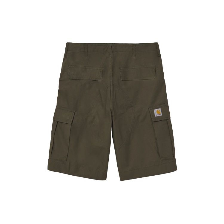 Carhartt WIP Regular Cargo Shorts Multi-Pocket Comfortable Work Shorts Men Shorts Olive I028246-63-02