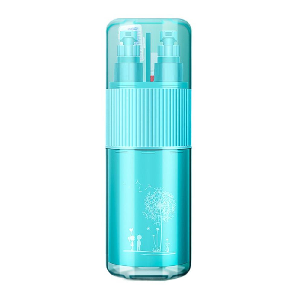 Lightweight Multifunction Toothpaste Cup Shampoo Storage Compact Plastic Storage Bottle Plastic Leak-proof Portable Travel Cup