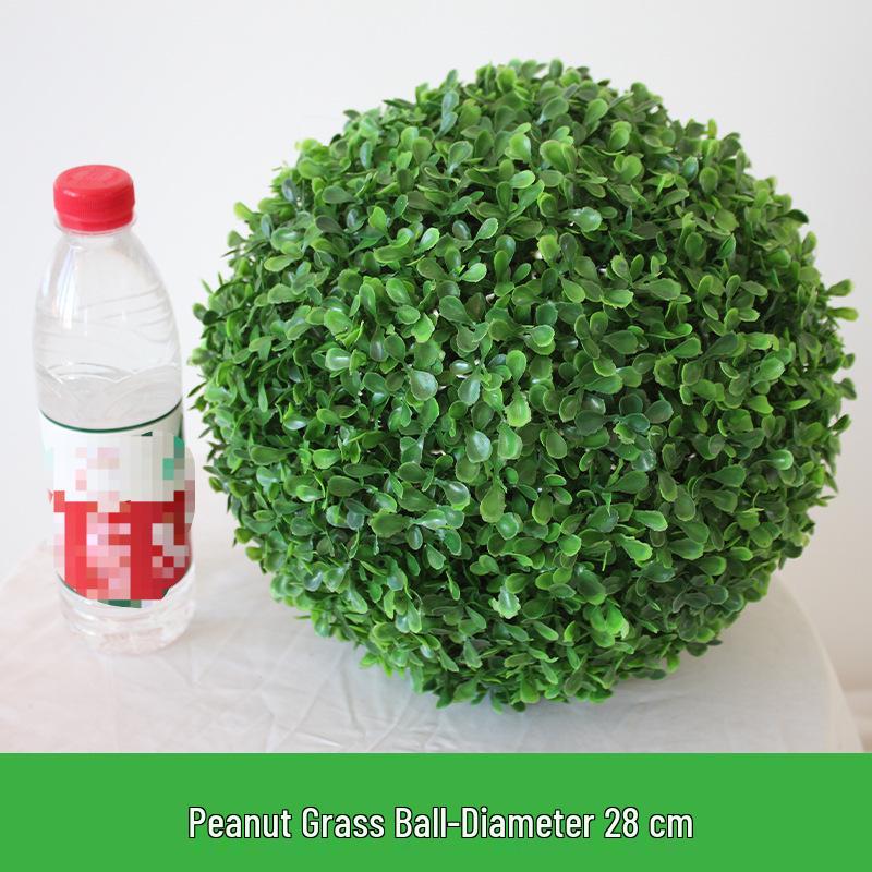 Artificial Greenery & Grass Ball Ceiling Decoration for Visual Merchandising and Store Windows
