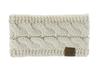 Neuestes Breites Gestricktes Wolliges Stirnband Winter Warm Ohr Damen Verdicken Turban Haarschmuck Mädchen Haarband Kopfbedeckungen Ohrwärmer