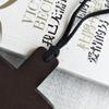 Vintage Wooden for Cross Pendant Brown/Black Rope Necklace Adjustable for Men Wo