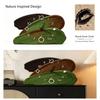 Vintage Wooden Table Clock, Antique Round Silent Desk & Wall Clock for Home Art Decor