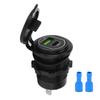 USB Car Charger Waterproof Dual Port Output Fast Charging Charger for Cars 12‑24V