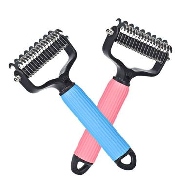 Remove Tangles Dog Hair Removal Comb Double-sided Pet Supplies Puppy Hair Shedding Comb  Dog