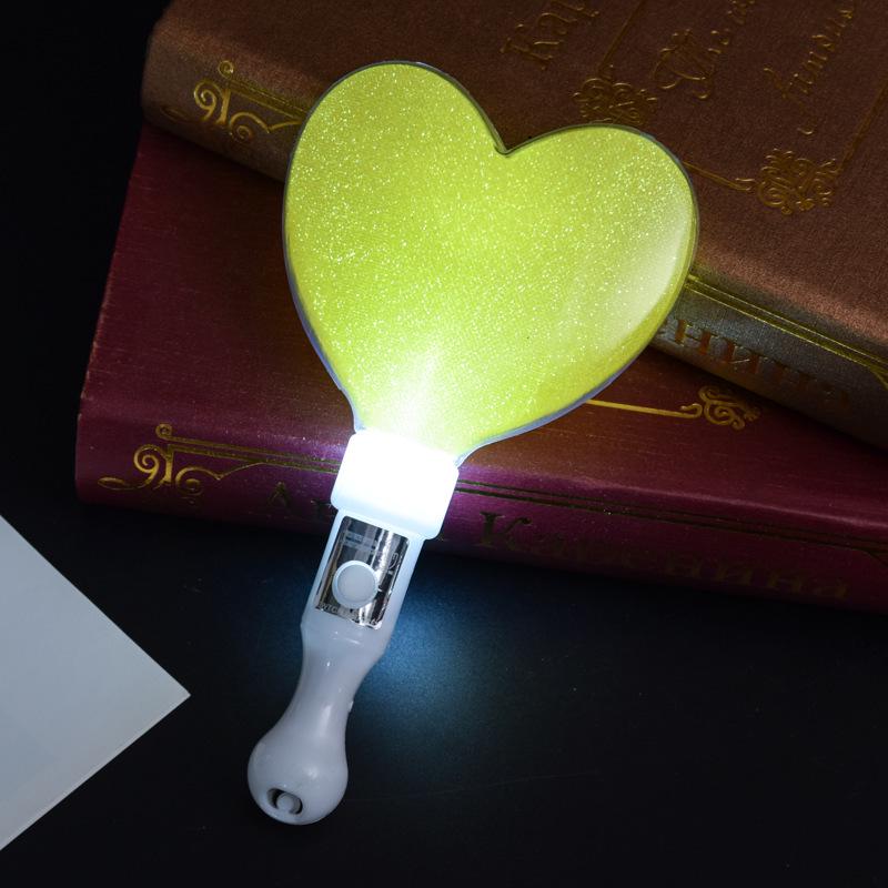 Heart and Star Glow Stick Wand - Light-Up Toy for Concerts and Events