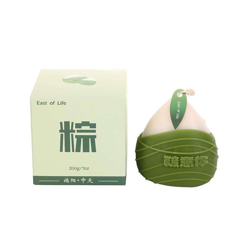 Dragon Boat Festival Zongzi Aromatherapy Candle Home Creative Fragrance Gift Box Souvenir Handmade Shape Candle Props