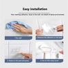 Multifunctional Rotatable 7Hooks Kitchen Storage Hanger No Drill Adhesive Hook Space Saving Home Organizer Tool Kitchen Bathroom