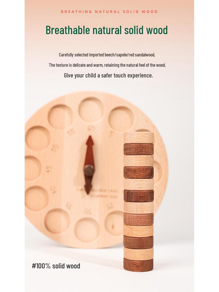Kinder Holz Lernuhr Spielzeug für Früherziehung