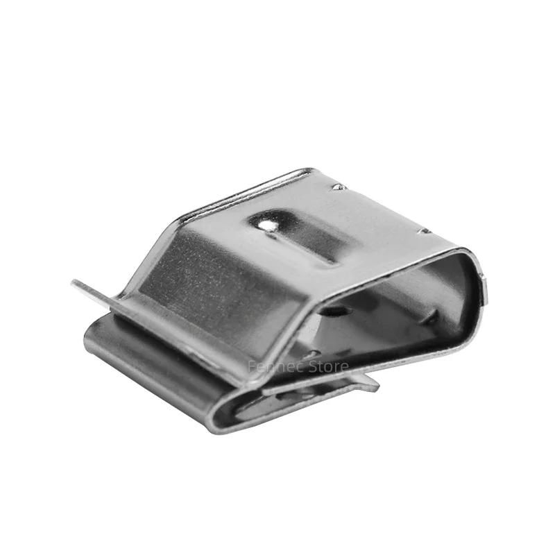 Solar Panel Wire Clips Trailer Frame Wire Clips 304 Stainless Steel Cable Clamps Double-Wire Clips for PV Wiring Boat Cable