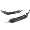 2PCS Front Bumper Lip Chin Splitter Carbon Fibre Pattern Scratch Resistant Fit for 3 Series E90