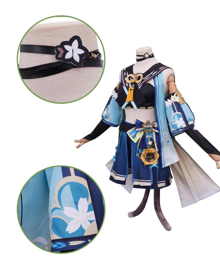 Genshin Impact Kirara Cosplay Genshin Impact Kirara Cosplay Size [NOKIJP] Costume, Lightning, Komanaya, Nekomata, Kirara, (Kirara Costume, S)