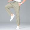 FXFS2055 Men's Wrinkle-Resistant Ice Silk Straight-Leg Casual Pants