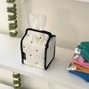 Simple Toast Shape Tissue Box Minimalist Napkin Paper Holder Organizer for Home Office Car Desktop Decoration