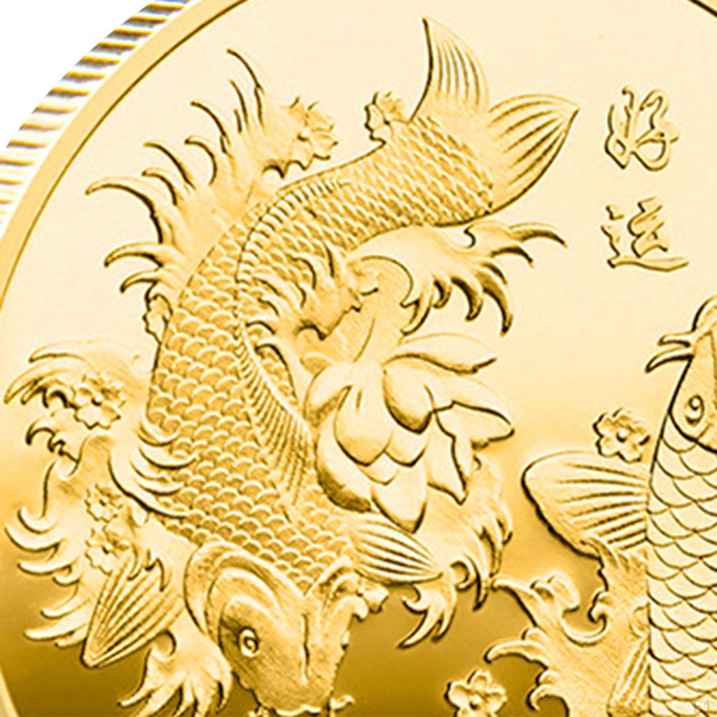 Koi Fish Lucky Coin Lottery Ticket Scratcher Tool Chinese Symbol Business Gifts