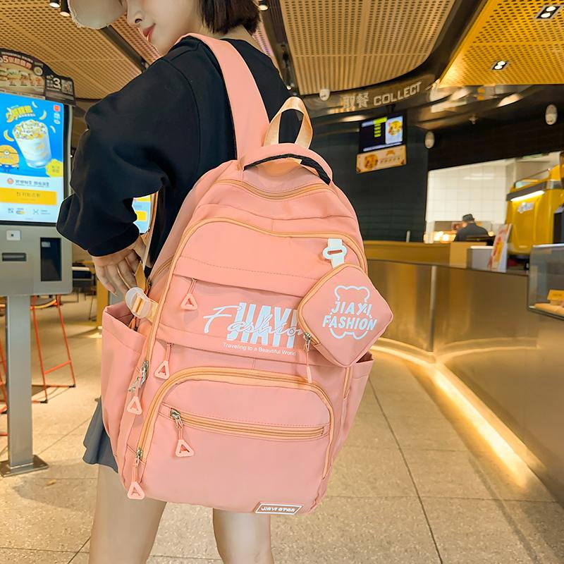 Школьный рюкзак с буквенным принтом — фото 15