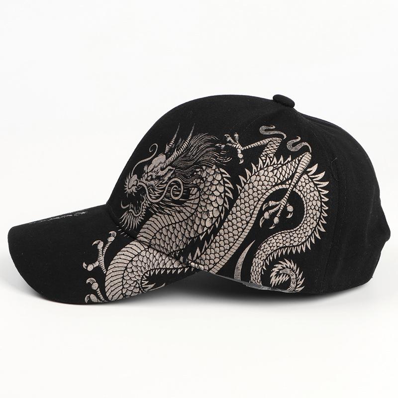Unisex Golden Dragon Druck Snapback Baseballkappen Frühling und Herbst Outdoor Verstellbare Freizeitkappen Sonnenschutzhut