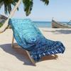 Mandala Design Large Microfiber Beach Towel, Soft Absorbent Sand-Free Ideal Summer Accessory