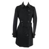 BURBERRY 3884842 Black wool x cashmere trench coat coat US4 blackUsed